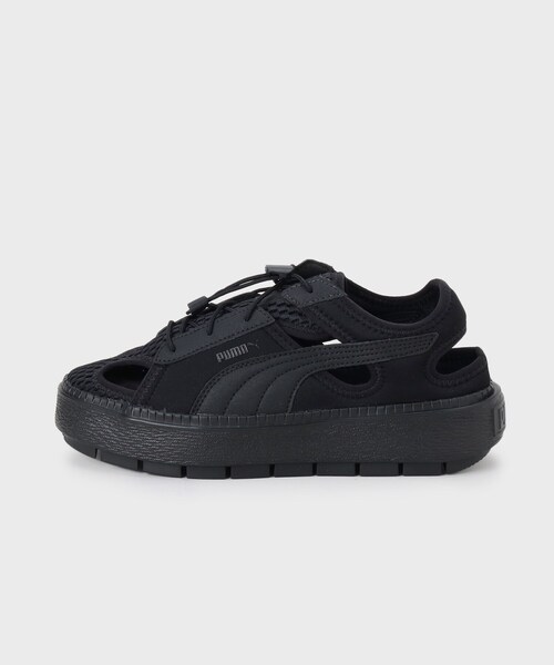 美品　プーマ　プラットフォーム トレース ライト ミュール スニーカーサンダル PUMA スニーカー プーマ ウィメンズ プラットフォーム トレース