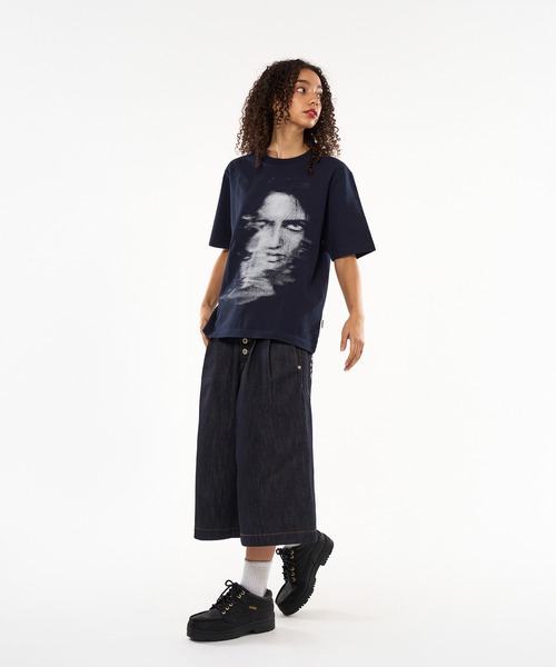 WISH FOR EVER tシャツ DOUBLE FACE PICHI ＆ TIGHT SHORT T