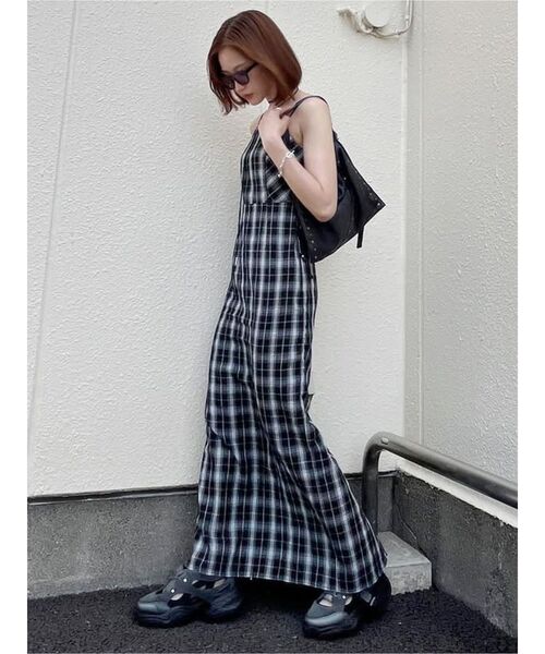 MURUA（ムルーア） MURUAチェック柄ワンピース ワンピース 「WEB限定