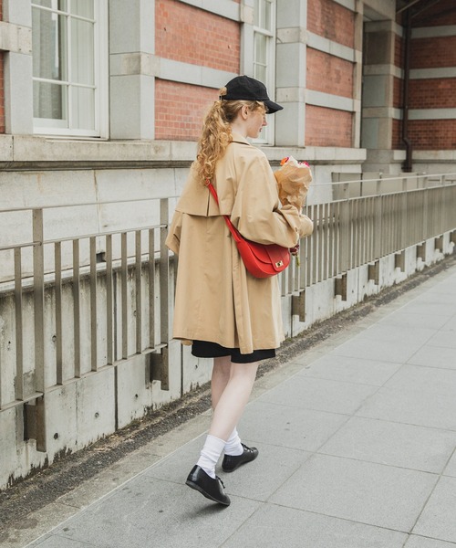 「BONLECILL」 トレンチコート FREE ベージュ レディース_画像5