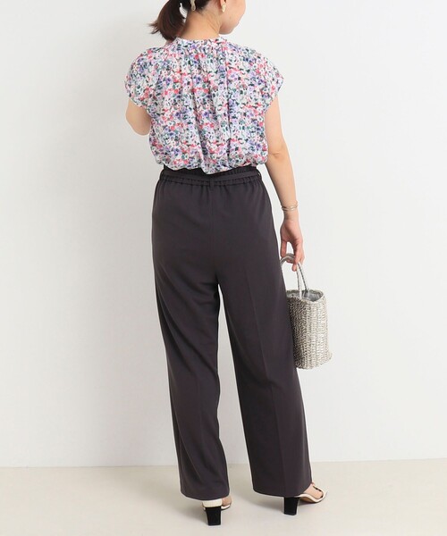 ブラウス シャツ ヴィーナスデシンフラワープリントシャーリングブラウス レディース NOLLEY'S LIGHT ブラウス シャツ ヴィーナスデシンフラワー