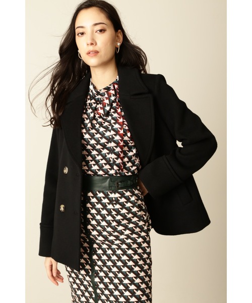 「PINKY&DIANNE」 ピーコート 36 ホワイト レディース_画像2