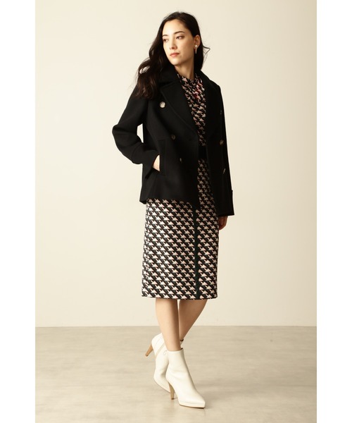 「PINKY&DIANNE」 ピーコート 36 ホワイト レディース_画像5