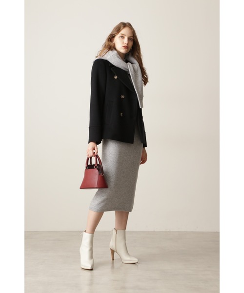 「PINKY&DIANNE」 ピーコート 36 ホワイト レディース_画像6