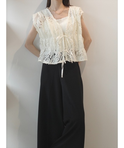 amel リボンブラウス amel ブラウス シャツ フリルリボンブラウス レディース