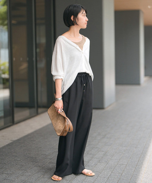 Spick＆Span カーディガン シアーカーディガン レディース