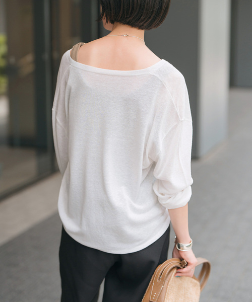 Spick＆Span カーディガン シアーカーディガン レディース