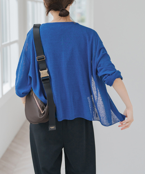 Spick＆Span カーディガン シアーカーディガン レディース