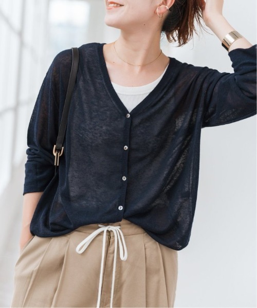 Spick＆Span カーディガン シアーカーディガン レディース