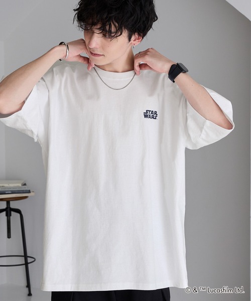 「STAR WARS」 半袖Tシャツ M ホワイト メンズ