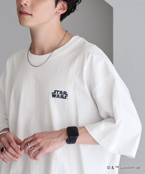 「STAR WARS」 半袖Tシャツ M ホワイト メンズ