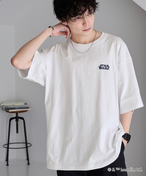 「STAR WARS」 半袖Tシャツ M ホワイト メンズ