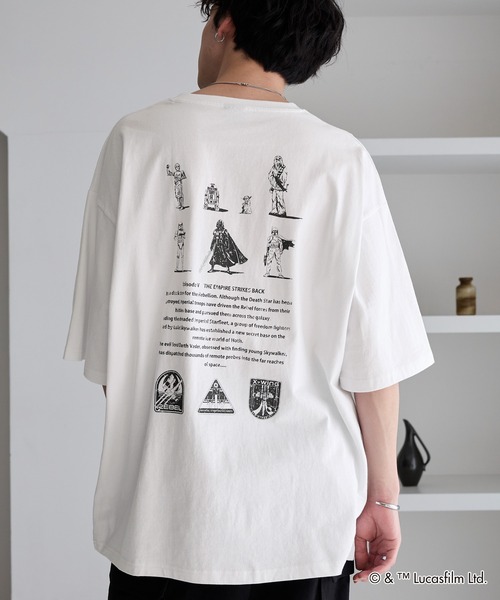 「STAR WARS」 半袖Tシャツ M ホワイト メンズ