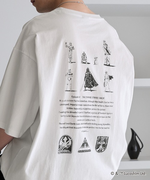 「STAR WARS」 半袖Tシャツ M ホワイト メンズ