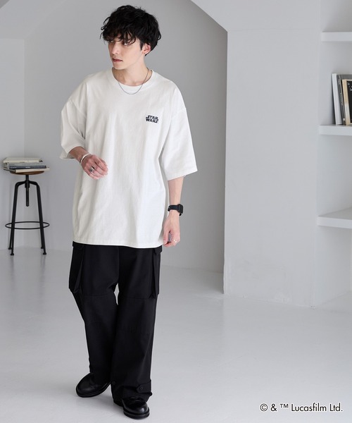 「STAR WARS」 半袖Tシャツ M ホワイト メンズ