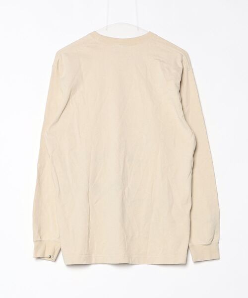 「THE NORTH FACE」 長袖Tシャツ MEDIUM ベージュ メンズ_画像2