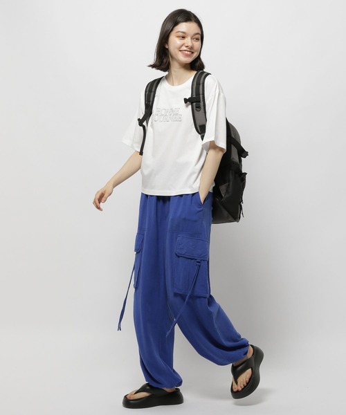 「niko and...」 半袖Tシャツ LARGE ネイビー レディース