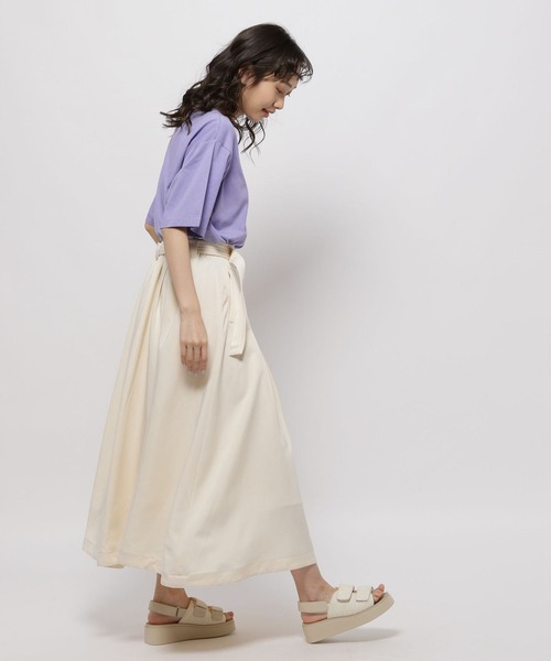 「niko and...」 半袖Tシャツ LARGE ネイビー レディース