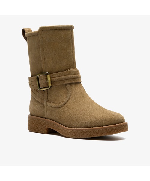 Clarks（クラークス） ブーツ Nella Mid / ネラミッド（ダークサンド 