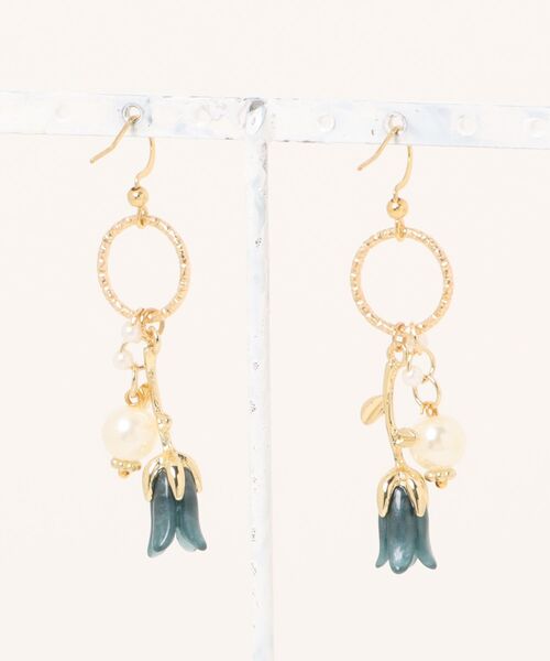 TONE（トネ） ピアス 「ReeHK.Sakura」青チューリップピアス(MA