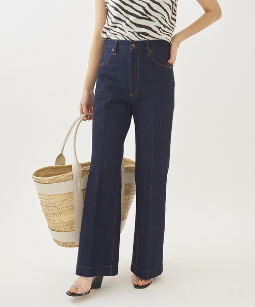 [Plage] Denim брюки 36 голубой женский 