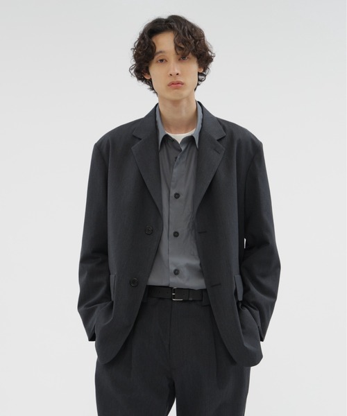 【新品同様】MHL ダークグレー ジャケット MARGARET HOWELL ジャケット テーラードジャケット DRY WOOL