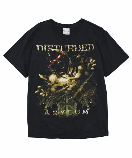 2000年代 THE USED ザユーズド バンドTシャツ Sサイズ 黒 Hanes（ヘインズ） tシャツ 「USED」Hanes “Disterbed/ASYLUM” バンド