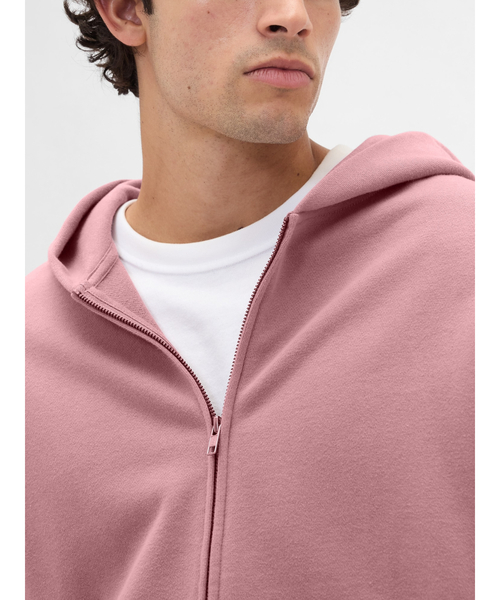 オールドGAP ピンク ジップアップパーカー GAP ピンク ジップアップパーカー M - メルカリ