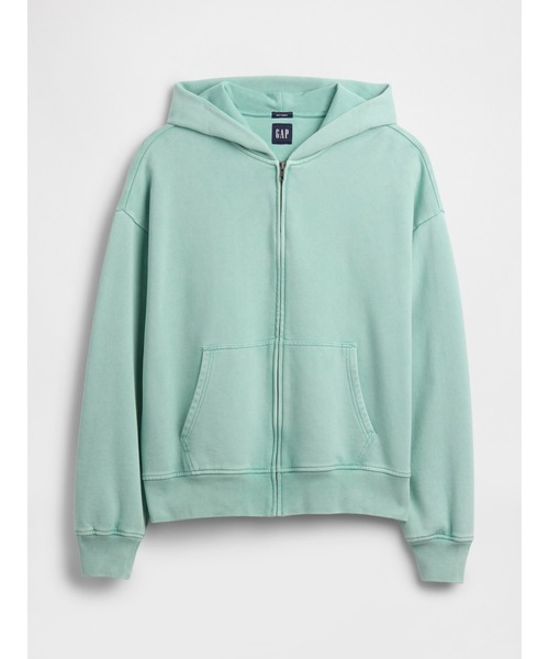  ジップアップフーディー　Mサイズ GAP パーカー ヘビーウェイト ジップアップ メンズ レディース