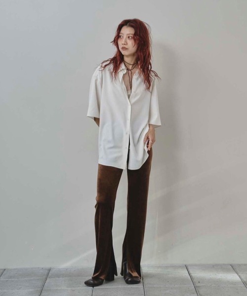 TODAYFUL パンツ Velour Slit Leggings レディース : ZOZOTOWN Yahoo