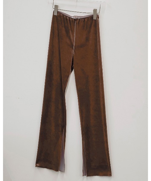 TODAYFUL パンツ Velour Slit Leggings レディース : ZOZOTOWN Yahoo