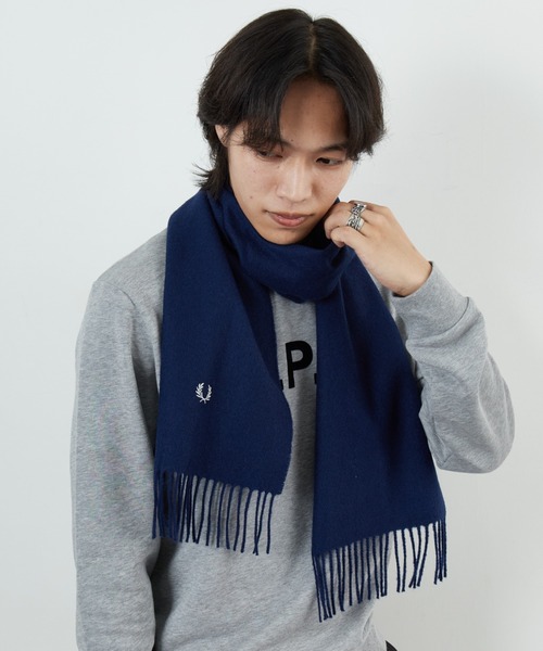 FRED PERRY（フレッドペリー） マフラー ストール ワンポイントロゴ
