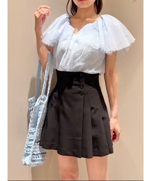 「SNIDEL」 半袖ニット ONE SIZE ベージュ レディース_画像2