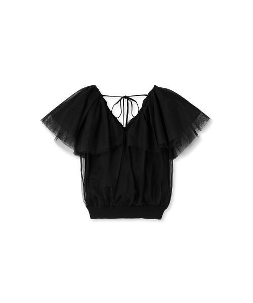 「SNIDEL」 半袖ニット ONE SIZE ベージュ レディース_画像3