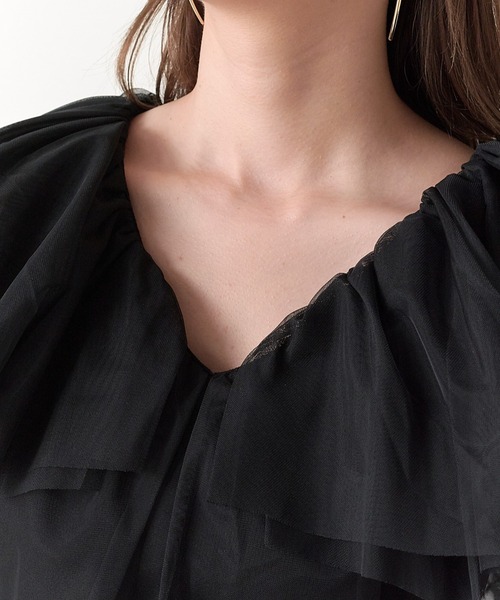 「SNIDEL」 半袖ニット ONE SIZE ベージュ レディース_画像10