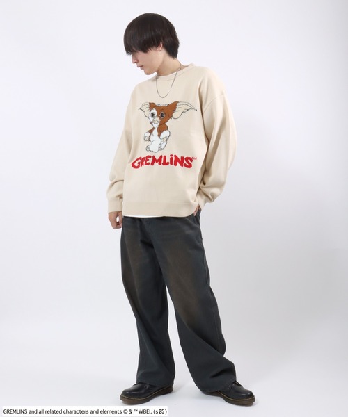 ギズモ*ꙭドライブセーター セーター ニット GREMLINS（グレムリン）GIZMOギズモ キャラクター