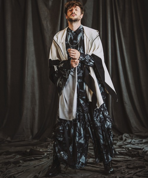 NO ID.（ノーアイディー） ポンチョ ONE SIZE ホワイト メンズ