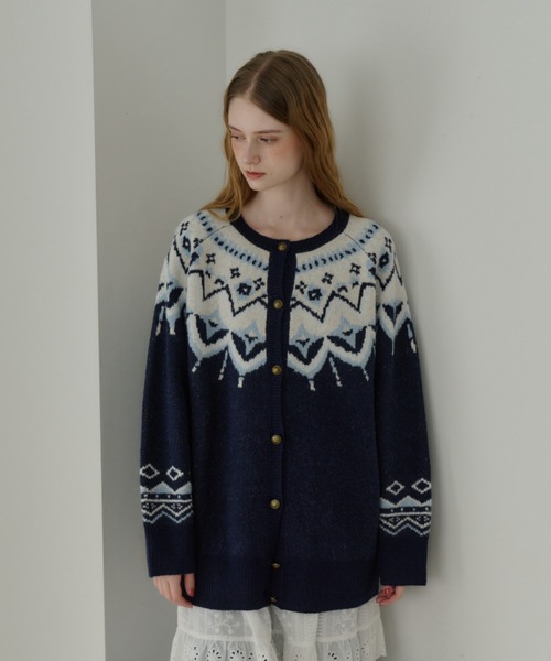 Nordic knit cardigan / ノルディックニットカーディガン カーディガン nordic knit cardigan / ノルディックニットカーディガン