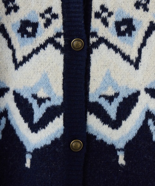 カーディガン nordic knit cardigan / ノルディックニットカーディガン