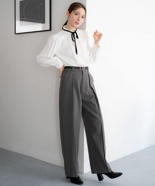 NOELA（ノエラ） ブラウス シャツ 2WAYボウタイブラウス