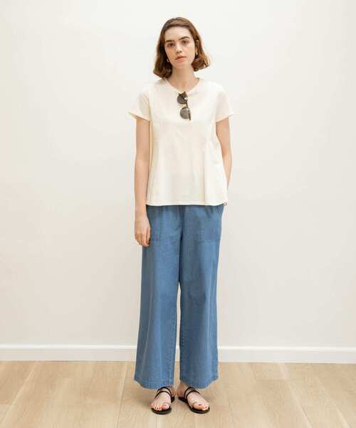 「URBAN RESEARCH Sonny Label」 半袖カットソー FREE ブラック レディース_画像9