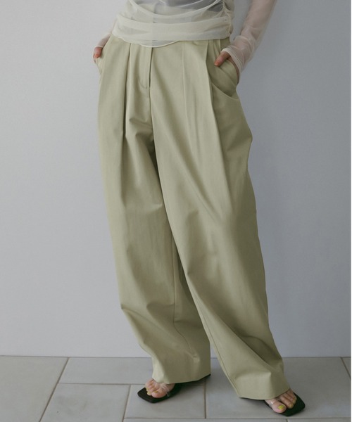 パンツ Twill Loose Pants レディースの画像