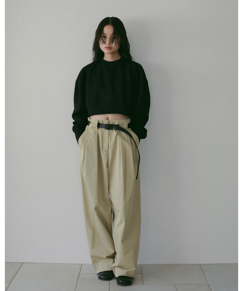パンツ Twill Loose Pants レディースの画像