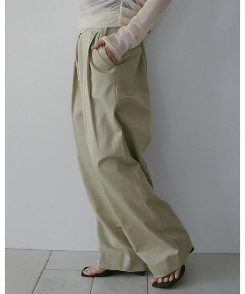 パンツ Twill Loose Pants レディースの画像