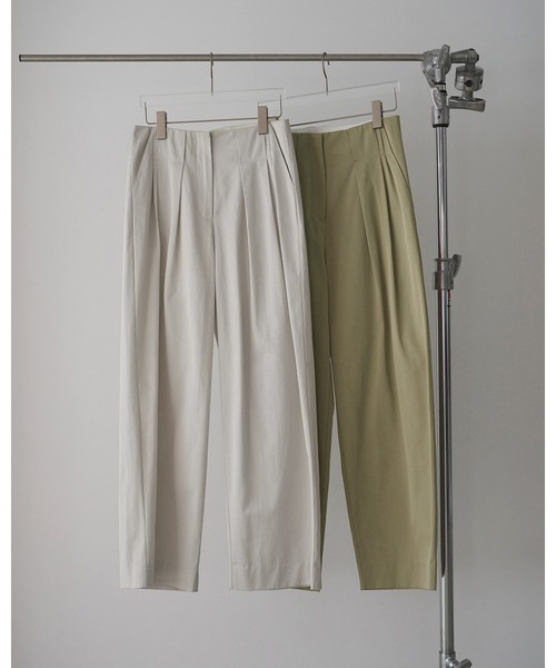 anuke（アンヌーク） パンツ Twill Loose Pants レディース : ZOZOTOWN