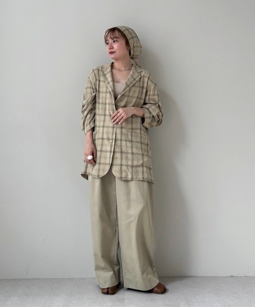パンツ Twill Loose Pants レディースの画像