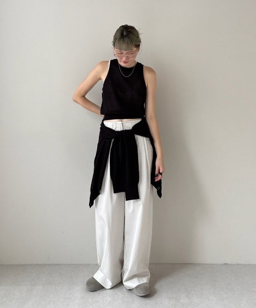 パンツ Twill Loose Pants レディースの画像