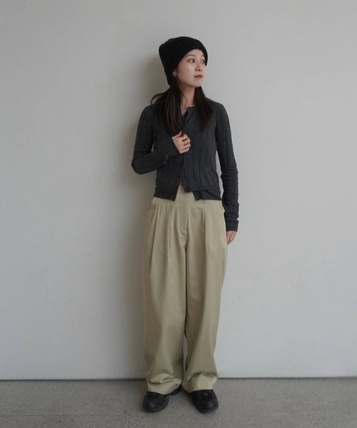 パンツ Twill Loose Pants レディースの画像