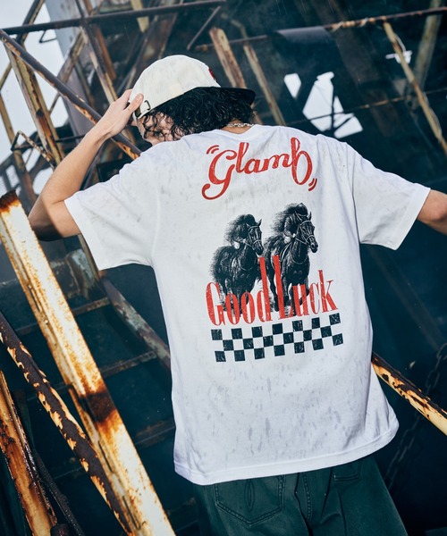 glamb グラム Good Luck T-Shirt Tシャツ atftps glamb（グラム） tシャツ Good Luck T-Shirt IV / グッドラックTシャツ