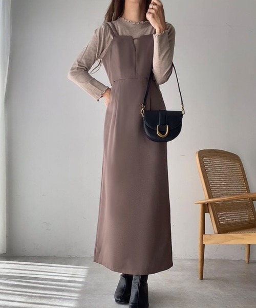 「FILLOU」 キャミソールワンピース X-LARGE ブラック レディース_画像8